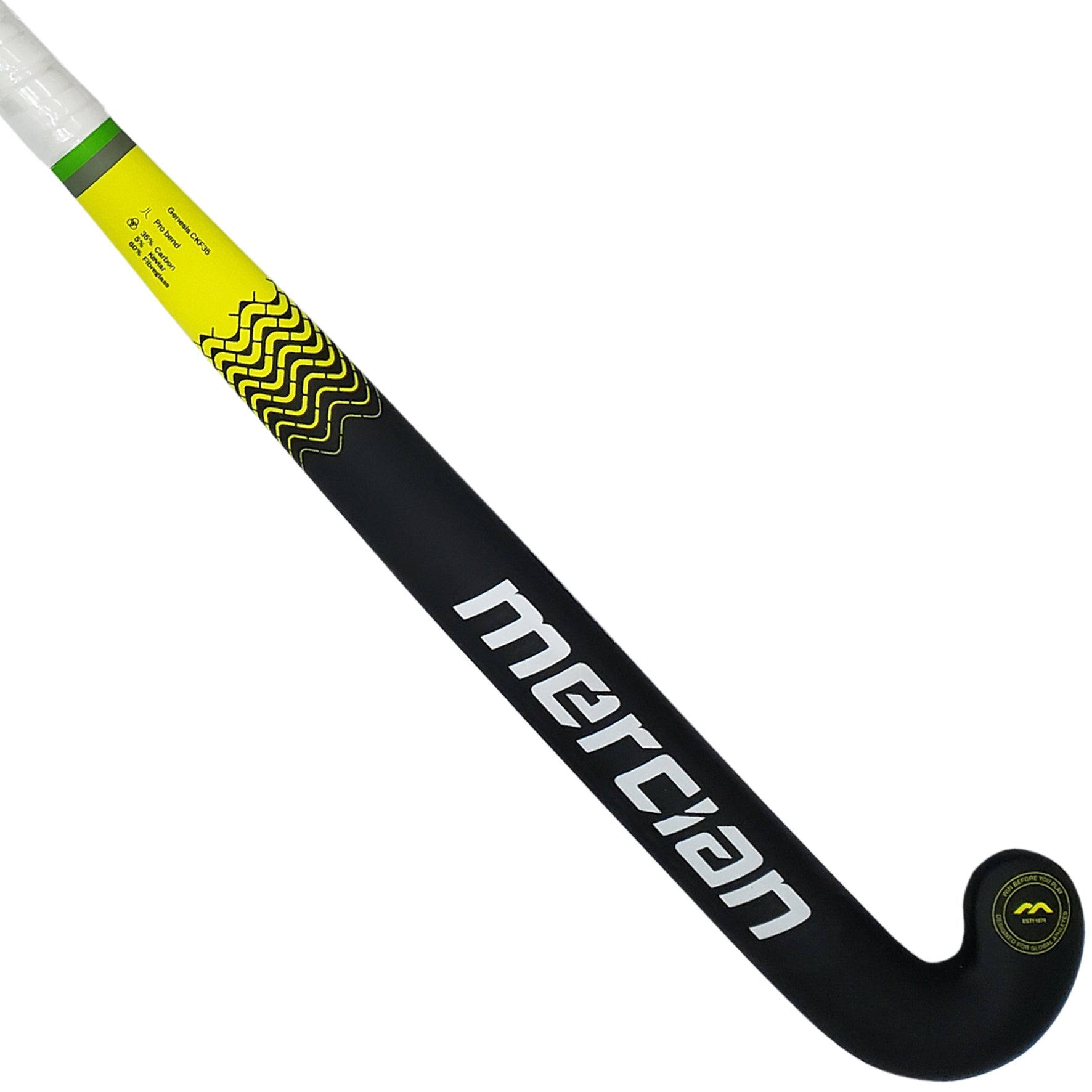 ファイティンLEDプロファイリングスティック Mercian Hockey Genesis CKF35 PRO (Low) Bend 35% Carbon Hockey